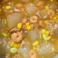 TOMOまる◉U◉'s cooksnap of when they made 白だしで作る♡冬瓜とひき肉のあんかけ.