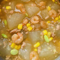 TOMOまる◉U◉'s cooksnap of when they made 白だしで作る♡冬瓜とひき肉のあんかけ.