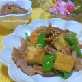 かおりかざり's cooksnap of when they made 厚揚げと豚肉とピーマンの味噌炒め.