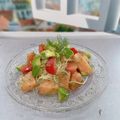 りょく★'s cooksnap of when they made ✿アボトマサーモンの冷製パスタディル風味.