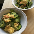 トマトマナ's cooksnap of when they made きゅうりとカニカマの卵炒め.