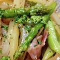 monjimari's cooksnap of when they made アスパラベーコンほっくりジャーマンポテト.