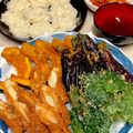 あい♪らんど's cooksnap of when they made そうめん天ぷら定食♪.