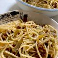 ロミみ's cooksnap of when they made ランチに♫牛肉とゴボウのパスタ.
