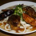 あいーぷ's cooksnap of when they made 夏にぴったり☆揚げなすの冷製うどん.