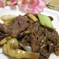 masakohママ's cooksnap of when they made 九条ねぎと牛肉のオイスターソース炒め.
