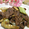 masakohママ's cooksnap of when they made 九条ねぎと牛肉のオイスターソース炒め.
