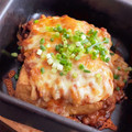 のりぴんこ's cooksnap of when they made 厚揚げの納豆キムチーズ焼き.