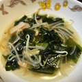 ココアLoveママ's cooksnap of when they made 【 もやしとハムの中華スープ♪】.