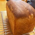 たてえり。's cooksnap of when they made ちょっぴり米粉でしっとりもちっと食パン♡.