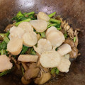 kuuchan86's cooksnap of when they made ホタテと小松菜のオイスター炒め.