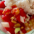 MULA's cooksnap of when they made トマトと玉ねぎの納豆和え.