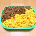 ステルトミチル's cooksnap of when they made そぼろご飯.