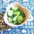 ﾁｲﾁｬﾝﾏﾏ's cooksnap of when they made カンタン酢で♪きゅうりのからし漬け.