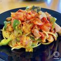 momoetsu's cooksnap of when they made ベーコンとピーマンのトマトソースパスタ.