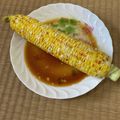 クック49L4Ho☆'s cooksnap of when they made 焼トウモロコシ（バター醬油味）.