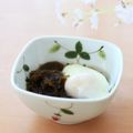 runa10's cooksnap of when they made 器に入れたら完成♬もずく酢ポーチドエッグ.