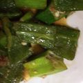 クックIK4DS8☆'s cooksnap of when they made オクラとピーマンの焼き浸し☆.