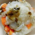 ♡mio1216♡'s cooksnap of when they made 離乳食後期✱しらすとわかめの炊き込みご飯.