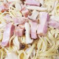 PiromixM's cooksnap of when they made 簡単きのこクリームパスタ❤フェットチーネ.
