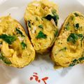 クックWKI7E6☆'s cooksnap of when they made 紅生姜香る～彩り卵焼き.