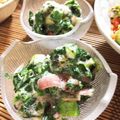 フジぽん's cooksnap of when they made モロヘイヤ&オクラ☆梅和え.