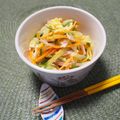 バカリャウ's cooksnap of when they made *人参と胡瓜＆卵の「酢の物風」サラダ*.