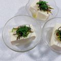 みぽぽ37's cooksnap of when they made 塩こんぶ冷奴ごま油かけ.