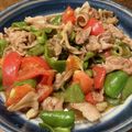ゴチカズ's cooksnap of when they made 豚肉トマトピーマンのオイスター炒め.