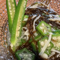 ちゃかぴまま's cooksnap of when they made オクラ&えのき&もずくの酢の物.