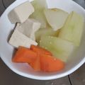 Viscuit's cooksnap of when they made 冷やしていただく冬瓜と高野豆腐の含め煮♪.