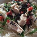 クック2H9MD0☆'s cooksnap of when they made 塩こんぶでぶっかけサラダチキンそうめん.