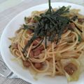 くまstar's cooksnap of when they made 簡単♪納豆と大葉の柚子胡椒 ポン酢パスタ.