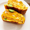 ☆あさ's cooksnap of when they made 鮮やか！人参と枝豆の玉子焼き☆　.