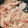 たかはしきっちん's cooksnap of when they made 我が家のチャーハン.