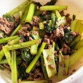 キュキュットさん's cooksnap of when they made ◇♪簡単！小松菜と合挽き肉の炒め煮♪◇.
