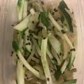 クックOS6YTL☆'s cooksnap of when they made コレだけっ！きゅうりとザーサイの和え物.
