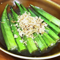 クックM96XDX☆'s cooksnap of when they made オクラのわさび風味煮びたし.