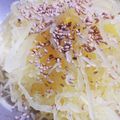 あ・うん's cooksnap of when they made 金糸うり （そうめんかぼちゃ）の食べ方.