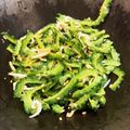 みどすけ☆'s cooksnap of when they made ゴーヤとしらすのナムル.
