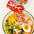 みなとのまんま's cooksnap of when they made 冷やしみそコーンラーメン.