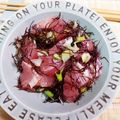 めぐ＊ぴぃ's cooksnap of when they made マグロのポキ ハワイ.