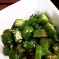 マメ山マメ太's cooksnap of when they made めんつゆで簡単！オクラの梅おかかあえ.