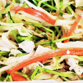 にしあまね's cooksnap of when they made 【作り置き】豆苗とささみのサラダ.