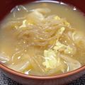 こうのとりヒロシ's cooksnap of when they made 中華しらたきスープ★.