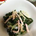 アップイエ's cooksnap of when they made 空芯菜◇ハム◇玉葱のサラダ.