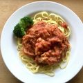pali's cooksnap of when they made 簡単♪チキンと千切りキャベツのトマト煮.