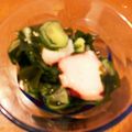 のえもゆ's cooksnap of when they made きゅうり、わかめ、タコの酢の物.