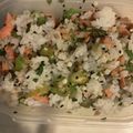 クックOS6YTL☆'s cooksnap of when they made お弁当ランチ簡単☆鮭 オクラ 梅干しご飯.