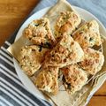 マルんちの丸顔's cooksnap of when they made HMで！バジルが香る濃厚チーズスコーン☆.